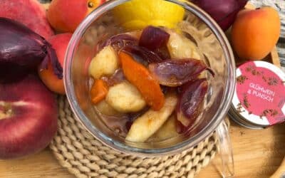 Aprikosen-Pfirsich-Chutney