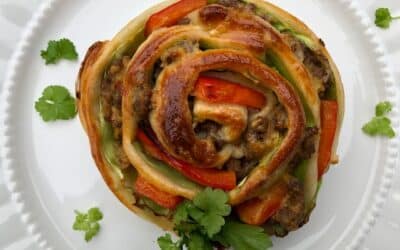 Pizzaröllchen mit Hackfleisch