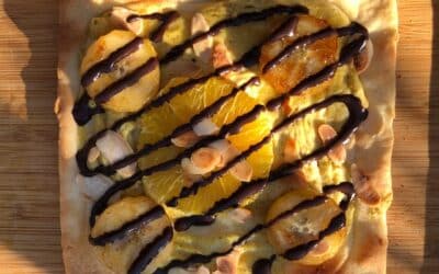 Süßer Curry Flammkuchen
