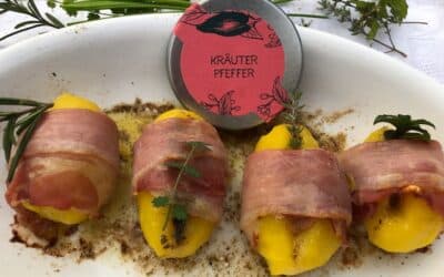 Kräuter Kartoffeln mit Schinken