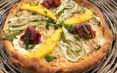 Pizza, herzhaft fruchtig