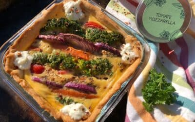 Bunte Gemüse Quiche
